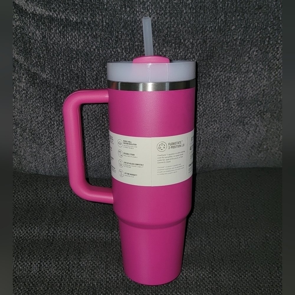 💓💓💓FUCSHIA 30OZ STANLEY QUENCHER 💓💓💓 GENUINE STANLEY - Picture 4 of 4